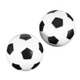 thumbnail image 5 of 15 pelotas de fútbol de mesa, pelotas de repuesto, accesorio interesante de mini pelota de juego de fútbol de mesa (blanco y negro), 5 of 5