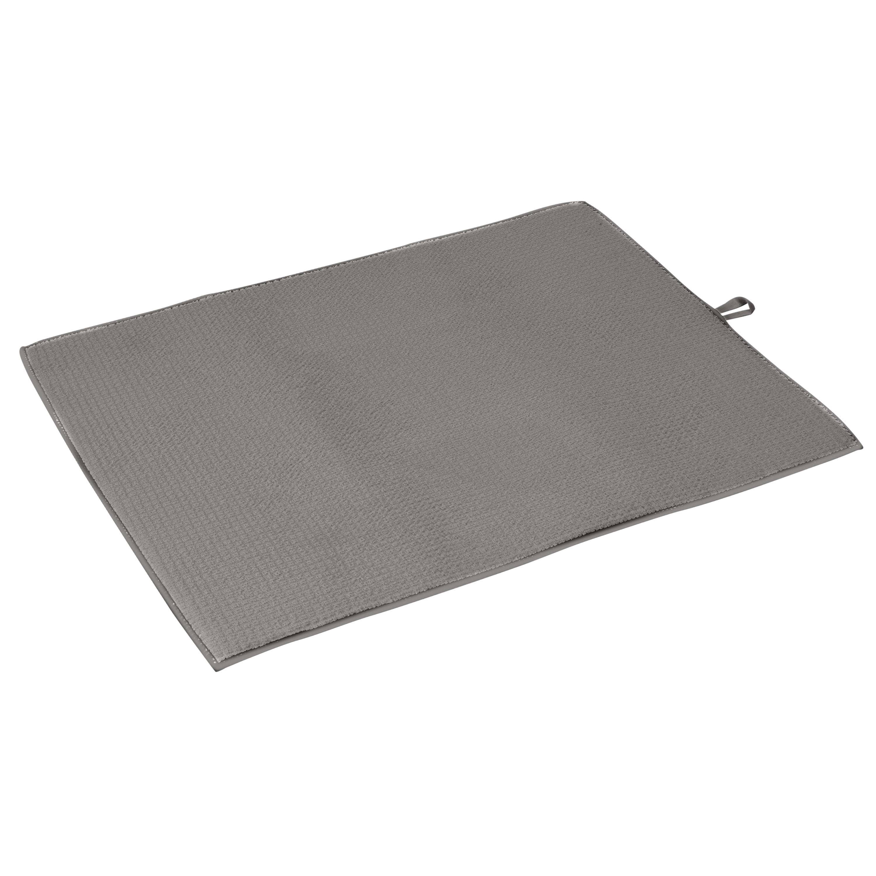 Kitchen Details 2 Pack Jumbo Drying Mats in Grey