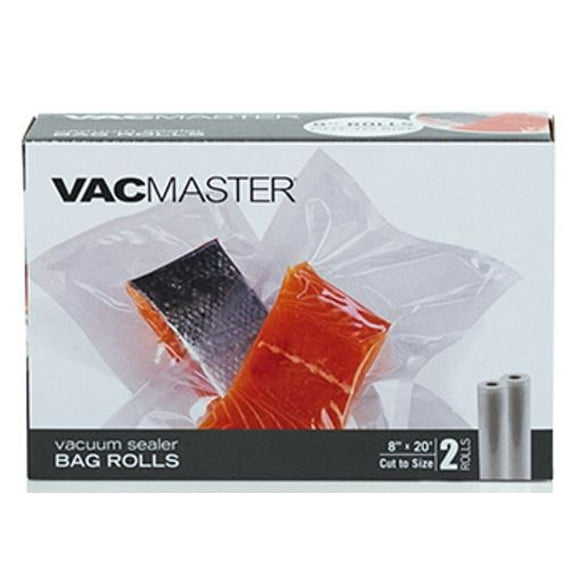 8"x20' Full Mesh Vacuum Seal Rolls (2 Pack)