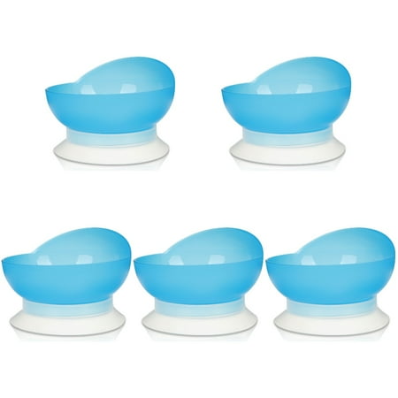 

5pcs Suction Cup Bowl Disabled Person Bowl Elderly Assistant Bowl Handicapped Person Bowl