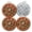 Black1244, variant on 4 PCS Pot Holders for Kitchen,Potholders Sets with Hook for Oven,Cooking,Baking,Lotus Flower With Yin-Yang