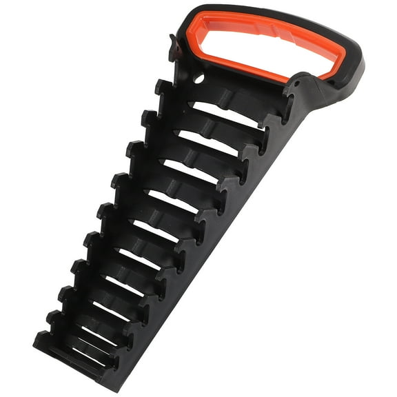 ifundom Premium Black Wrench Rack with Carry Handle for Convenient Ratchet Wrench Organization