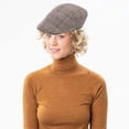 thumbnail image 4 of Boina para hombre Sombrero plano para vendedor de periódicos Gorra ajustable Sombrero de hombre transpirable Patrón de estilo europeo y americano Sombrero octogonal Otoño e invierno Gorra con visera, 4 of 8