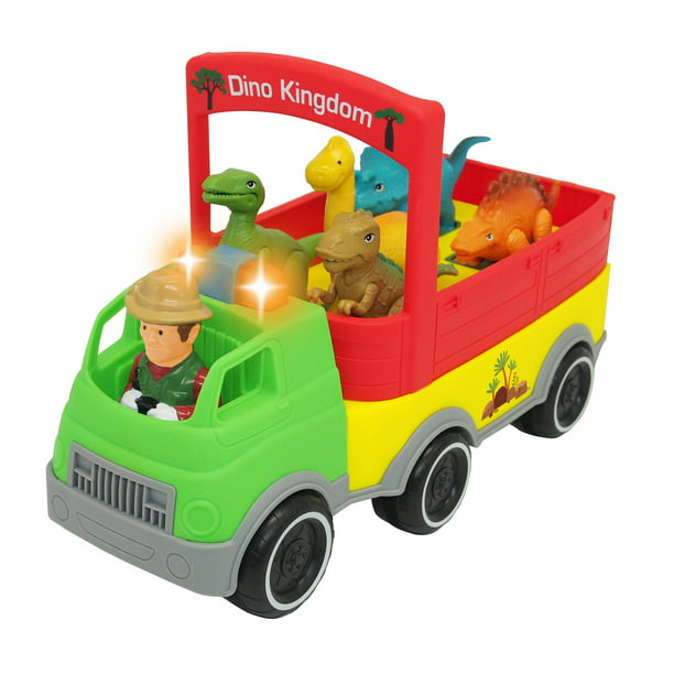 Kiddieland Dinosaur Adventure Safari Toy Truck - Walmart.com - Walmart.com