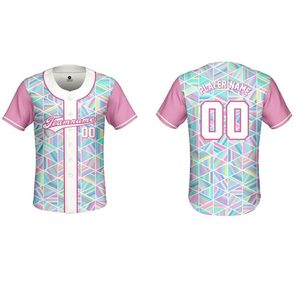 Personalized Custom Baseball Jersey  Creative Design Baseball Shirt Adult/Child Softball Game Training Jersey LS