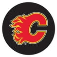 thumbnail image 1 of NHL Calgary Flames Hockey Puck Rug, 1 of 5