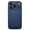 Blue, variant on Lpalce for Apple iPhone 17 Pro Leather Case, Compatible with MagSafe and Camera Control Button, With Two Connection Points Slim Back Magnetic Phone Protection Cover 6.3" - Gray