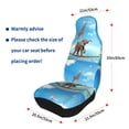 thumbnail image 4 of Sikiie Elephant Giraffe Car Seat Protector 2 Pack Car Seat Cushion Mat, Car Seat Covers for SUV, Truck, Van, 4 of 7