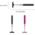 thumbnail image 4 of Retractable Rear-View Mirror Wiper Snow Brush and Ice Scraper - Car Glass Cleaner Tool, Rear View Mirror Squeegee, Quickly Wipe Water Removal Towel, Glass Mirror Cleaning Supplies (Pink), 4 of 7