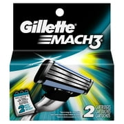 P & G Gillette Gillette Mach 3, 2 ea