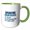 Green/White, variant on 3drose, Operating Room Nurse. Talent, Determination, Good Looks. Funny Gift, 11oz Mug