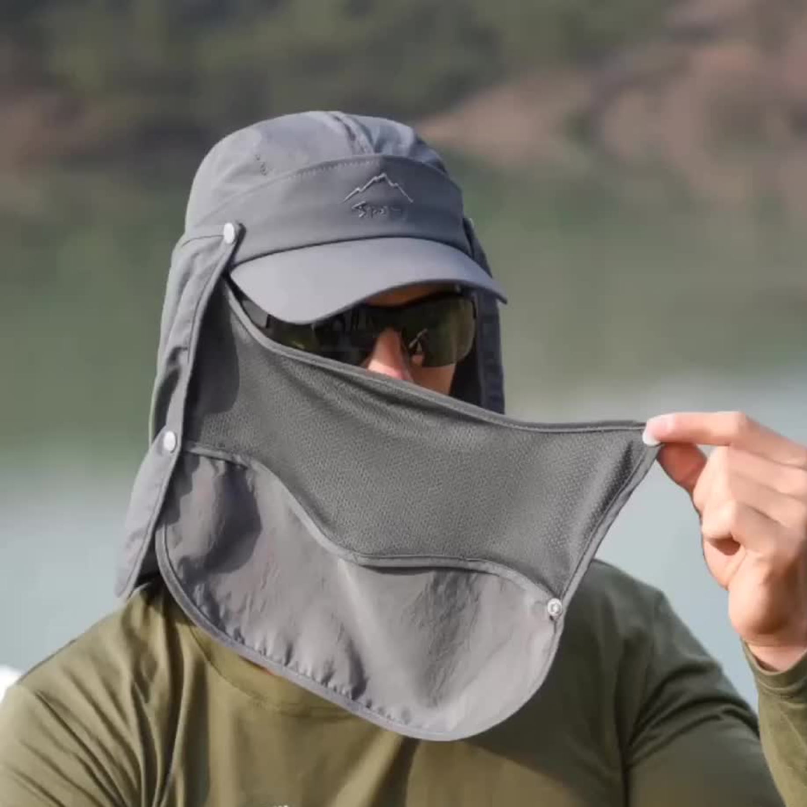 Visland Fishing Hat Windproof Quick Dry 