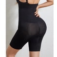 thumbnail image 5 of Miluxas Shapewear for Women Leotard Tummy Control High Waisted Body Shaper Shorts Butt Lifting Thigh Slimmer Shapewear Under Dress Black S(S), 5 of 6