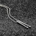 thumbnail image 5 of Collar con colgante de baqueta de rock Yashi para hombres acero inoxidable, 5 of 5