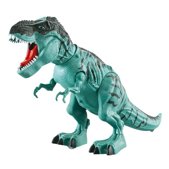 RKZDSR Dinosaur Robot, Walking Tyrannosaurus with Roaring Sound and LED Lights, Egg-Laying Feature, Interactive Toy, 14 Inches Tall