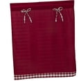 thumbnail image 2 of Rongfmy 1 Panel Kitchen Curtain Tier Small Window Drape Decor Red_74x61cm, 2 of 8