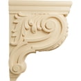 thumbnail image 3 of Ekena Millwork 3"W x 7 3/4"D x 10"H Small Hudson Acanthus Wood Corbel, Maple, 3 of 4