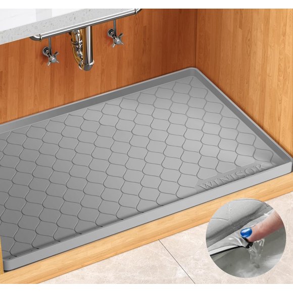 Alfombrilla impermeable para debajo del fregadero Winisok, 34 x 22 cm, para cocina