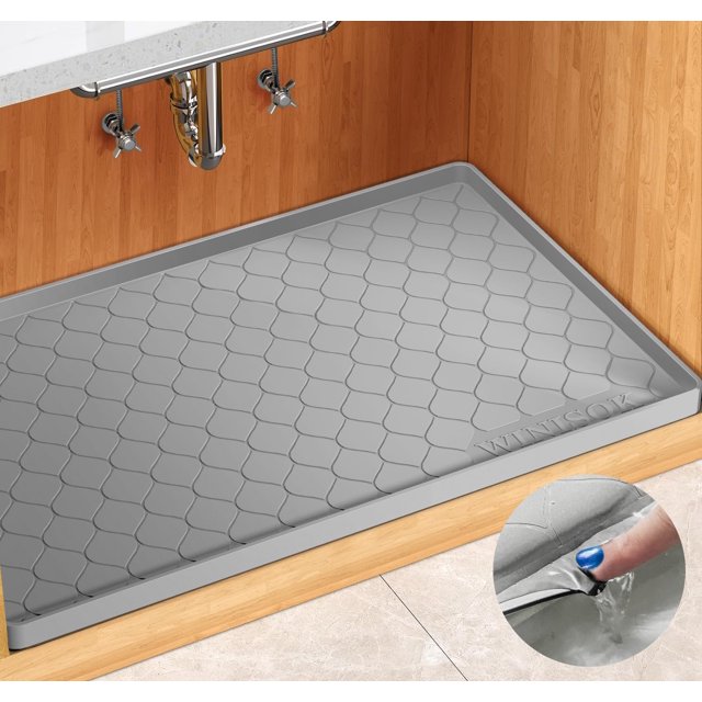 Alfombrilla impermeable para debajo del fregadero Winisok, 34 x 22 cm, para cocina