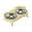 A, variant on Double Elevated Stainless Steel Pet Bowl Raised Splash Proof Cat Bowls for Cats Dogs Puppy Use