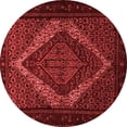 thumbnail image 1 of Ahgly Company Indoor Round Persian Red Traditional Area Rugs, 7' Round, 1 of 4