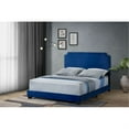 thumbnail image 3 of Acme Furniture 26760Q Lit Grand, Tissu Bleu, 3 of 3