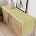 thumbnail image 3 of Light Yellow Striped Cotton Linen Rectangle Table Runners 13"x72", Farmhouse Stripes Modern Vintage Coffee Table Runner Dresser Scarves Luxury Table Runners for Wedding Party Banquet Dinner Decor, 3 of 8