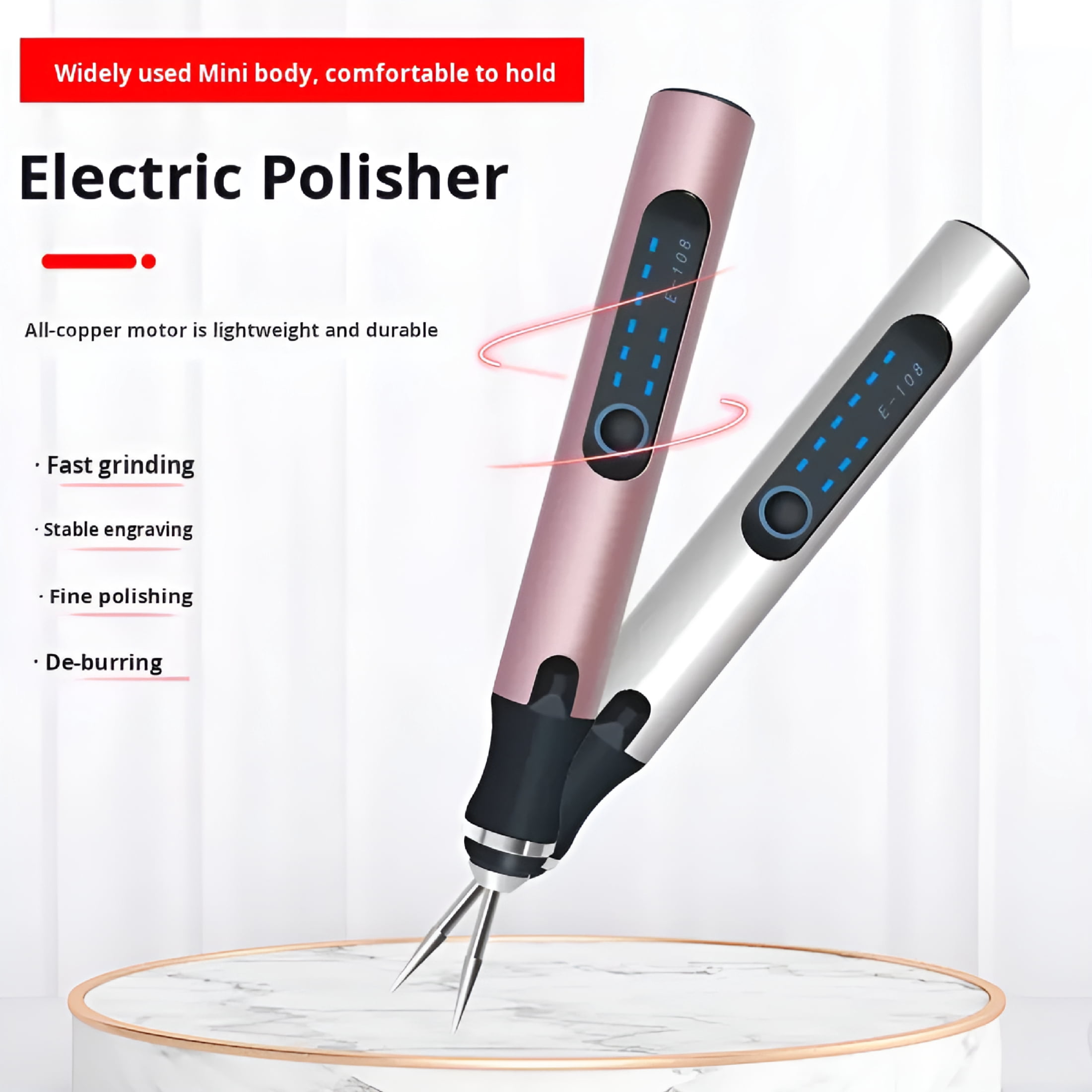 EXLEAF 2026 New Cordless Electric Engraving Pen,Engraving Tool,Engraving Pen for Metal,Usb Rechargeable Engraving Pen Etching Tool Etcher Kit Set,Engraving Pen for Metal,Wood,Glass and Plastic