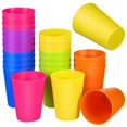 thumbnail image 1 of 24 Pcs Colorful Drinking Cups Plastic Bear Cups Party Beverage Cups Water Mugs, 1 of 4
