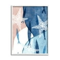thumbnail image 4 of Stupell Industries Abstract Fish Swimming Speckled Starfish Blocked Design Painting White Framed Art Print Wall Art, Design by Ziwei Li, 4 of 5