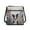 Border Collie Floral, variant on Tiger Leopard Print Women's Crossbody Purse Leather Satchel Bags Stylish Travel Crossbody Shoulder Bag Business School Tote Handbag with Zipper