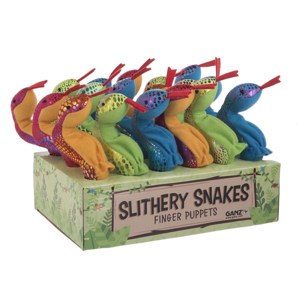 Ganz Slithery Snakes Finger Puppets Set of 6