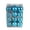 Sky Blue, variant on Bouanq 30mm Christmas Ball Ornaments Bronze Shatterproof Christmas Decorations Tree Balls Small for Halloween Xmas Holiday Decoration