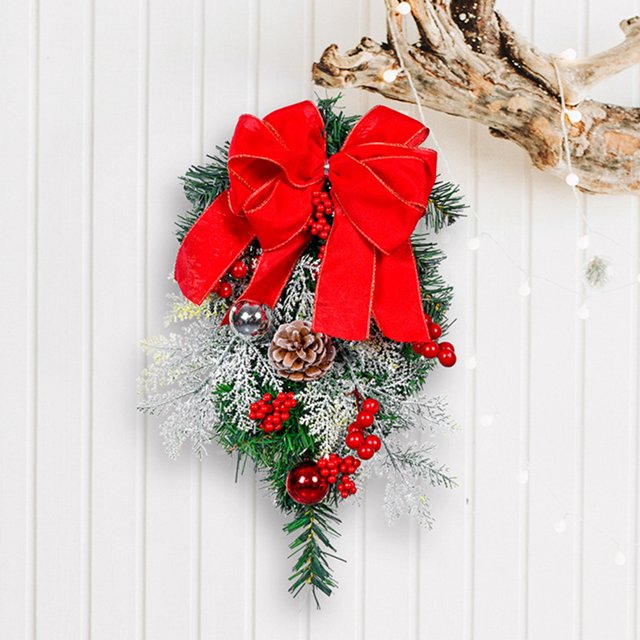 Feliz Navidad Decoraciones para puertas para el hogar Garland Navidad Adornos para árboles colgantes Wdftyju Para estrenar