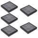thumbnail image 1 of Placas de sombra de ojos de cuatro colores, cajas de cosméticos con cubierta transparente (negro), 5 uds., 1 of 5