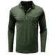 thumbnail image 2 of Blusa y camisa de manga larga con cuello vuelto para hombre, estilo casual, con bloques de color, de poliéster y manga larga., 2 of 5