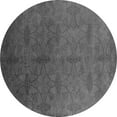 thumbnail image 1 of Ahgly Company Indoor Round Persian Gray Bohemian Area Rugs, 6' Round, 1 of 4