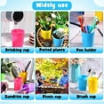 thumbnail image 5 of Plastic Kids Cups,Unbreakable Juice Tumblers,Toddler Drinking Cup in 6 Assorted Colors for Parties,School,BBQ,Cafe,Restaurant,Children,Adults, 5 of 6