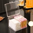thumbnail image 4 of Cotton Pads Storage Box Dispensador Para Ba?o 4 Compartimentos Sunnimix Estuche de almacenamiento de algodón, 4 of 8