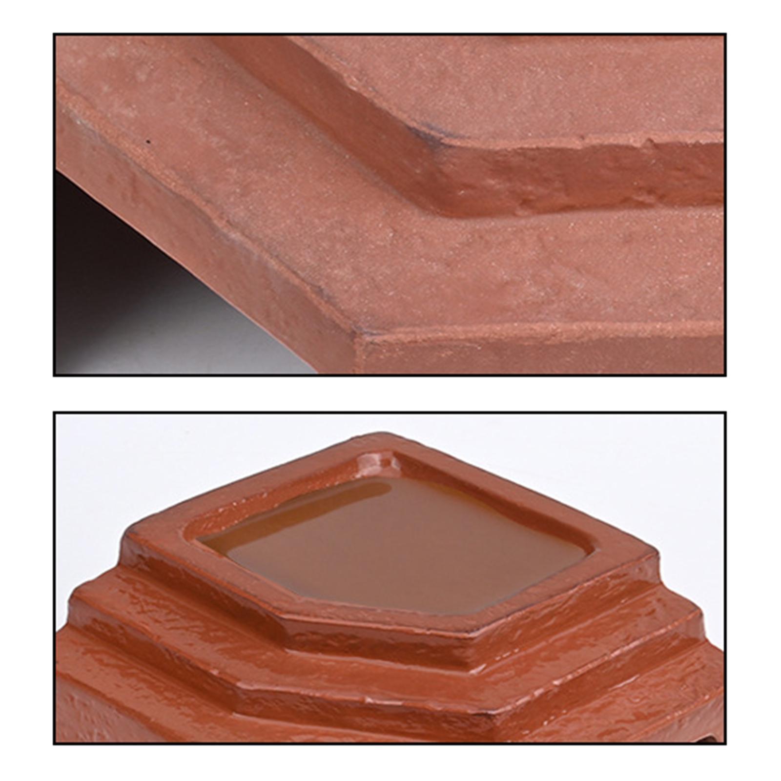 CarpNettore Turtle Basking Platform Ceramic Aquarium Decoration for Frog Terrapin Geckos