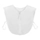 thumbnail image 1 of Cuello falso de camisa de gasa desmontable para mujer, elegante cuello redondo, media camisa para combinar con capas, traje de oficina, cuello decorativo, 1 of 7