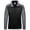 BLACK, variant on Men's Quick Dry Thermal Lightweight Running Jacket Full Zip Hybrid Warm Thumbholes Golf Track Jacket Grey Heather S