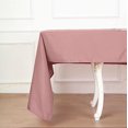 thumbnail image 6 of Balsa Circle 60" x 102" Polyester Rectangular Tablecloth Dusty Rose, 6 of 11