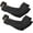 2 Pairs Black, variant on Arm Sleeves for Men Women to Cover Arms with Thumb Holes, Sun UV Protection Arm Warmers, for Volleyball Football Golf
