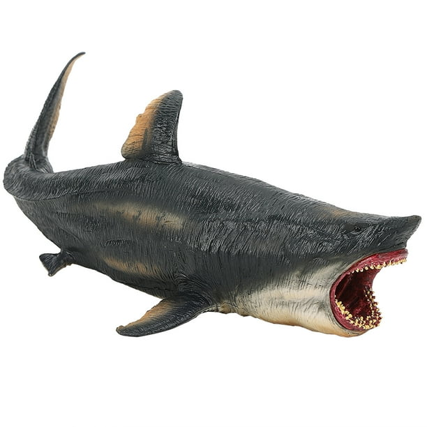 Modelo de vida marina, modelo de simulación de tiburones, figura de tiburones marinos, figura de megalodón, máxima comodidad