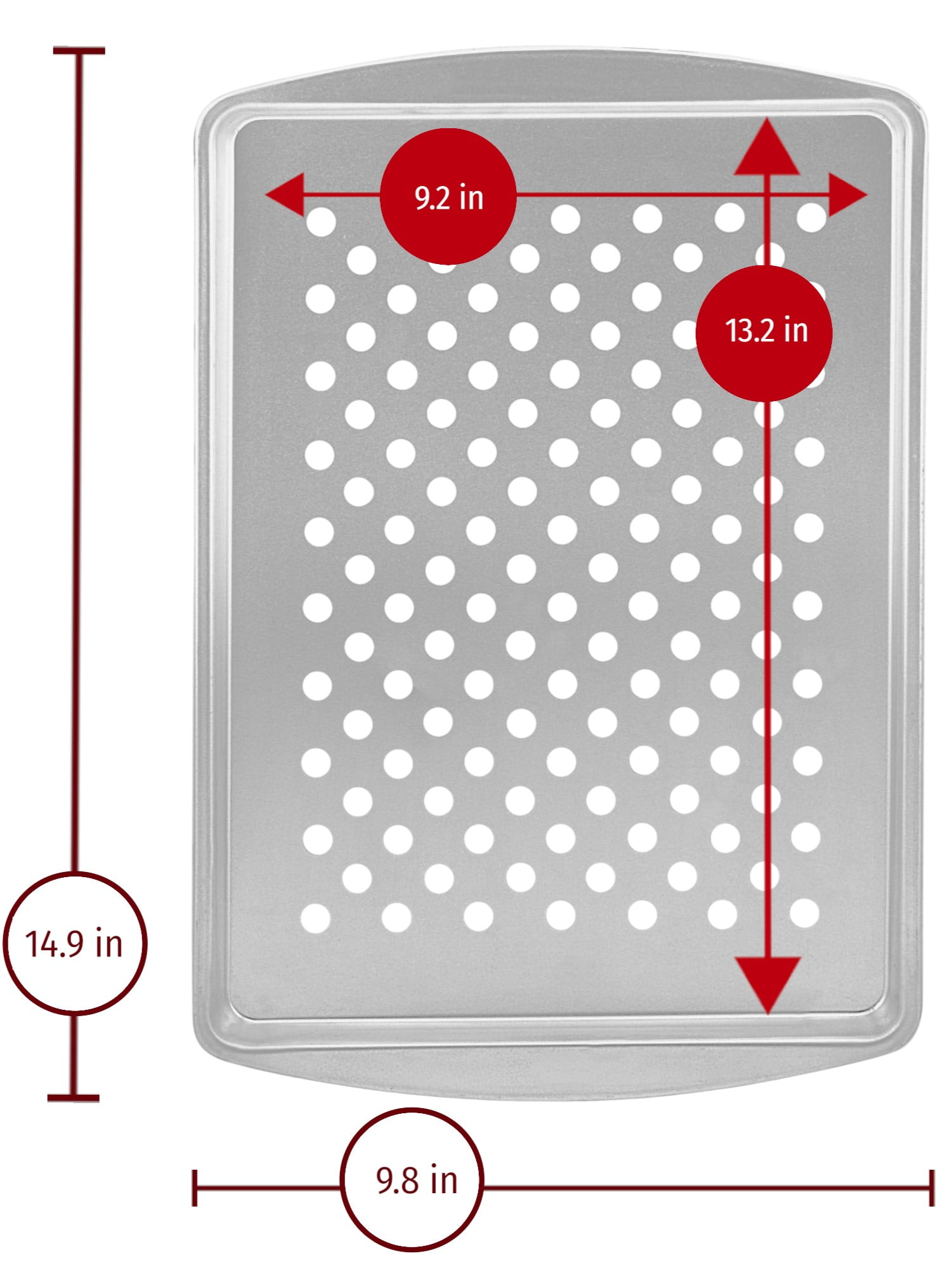 Expert Grill 13.2" x 9.2" Steel Barbecue Grill Tray For Outdoor Grills