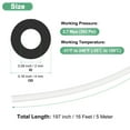 thumbnail image 3 of Uxcell Nylon Line Hose Tube, 0.08"(2mm) ID x 0.16"(4mm) OD PA6 Pneumatic Air Line Tubing for Fluid Transfer [5M/16FT, Translucent], 3 of 7