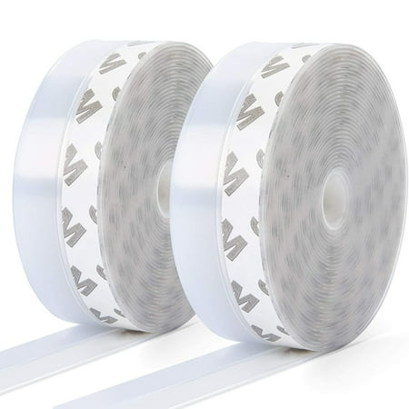 16 Feet Silicone Seal Strip, Window Insulation Kit - 2 Rolls, 1" Width