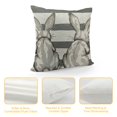 thumbnail image 4 of Qinduosi Easter Pillow Covers Inch Set of , Grey Stripes Bunny Throw Pillow Covers Spring Holiday Outdoor Decorative Pillows for Couch Home Sofa Summer Decor, 4 of 5