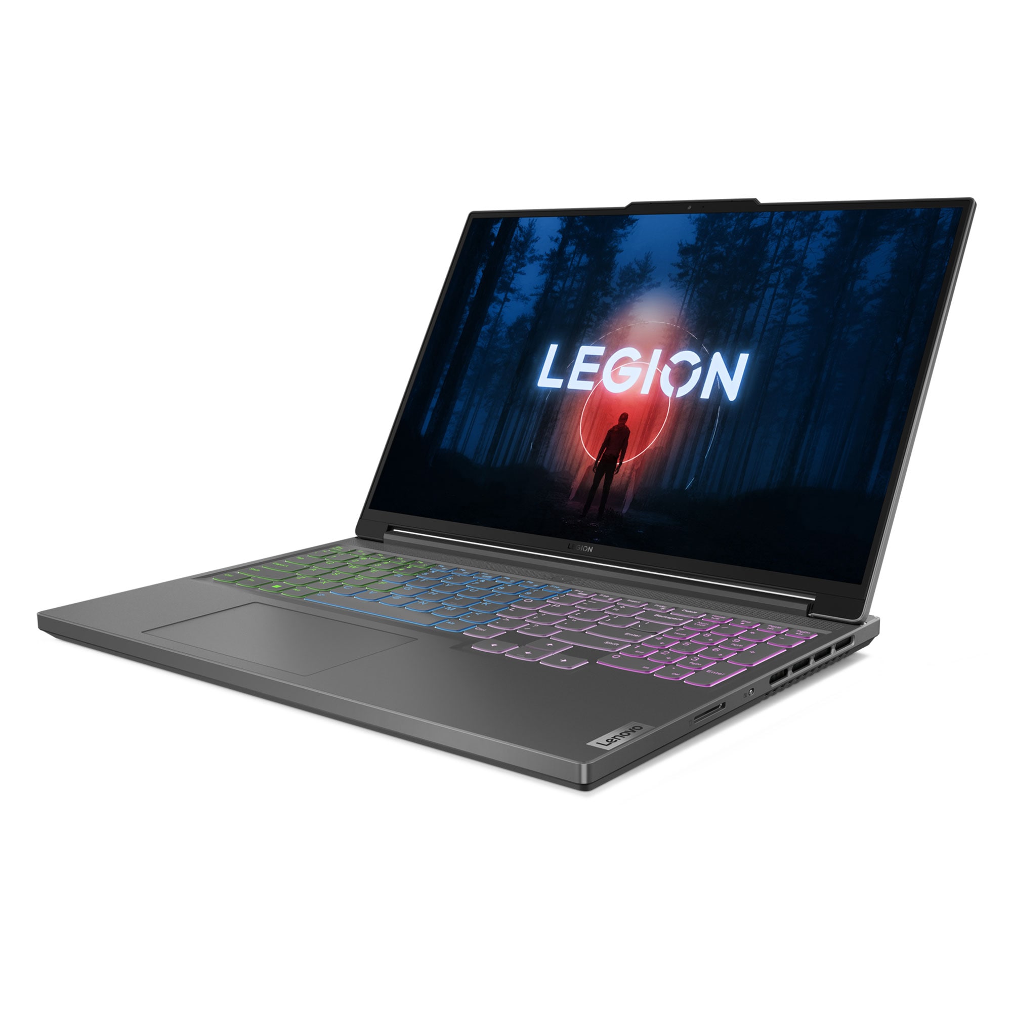 Lenovo Legion Slim 5 Gen 8 AMD Laptop, 16" IPS, Ryzen 5 7640HS, NVIDIA® GeForce RTX™ 4050 Laptop GPU 6GB GDDR6, 16GB, 512GB, For Gaming - image 3 of 7